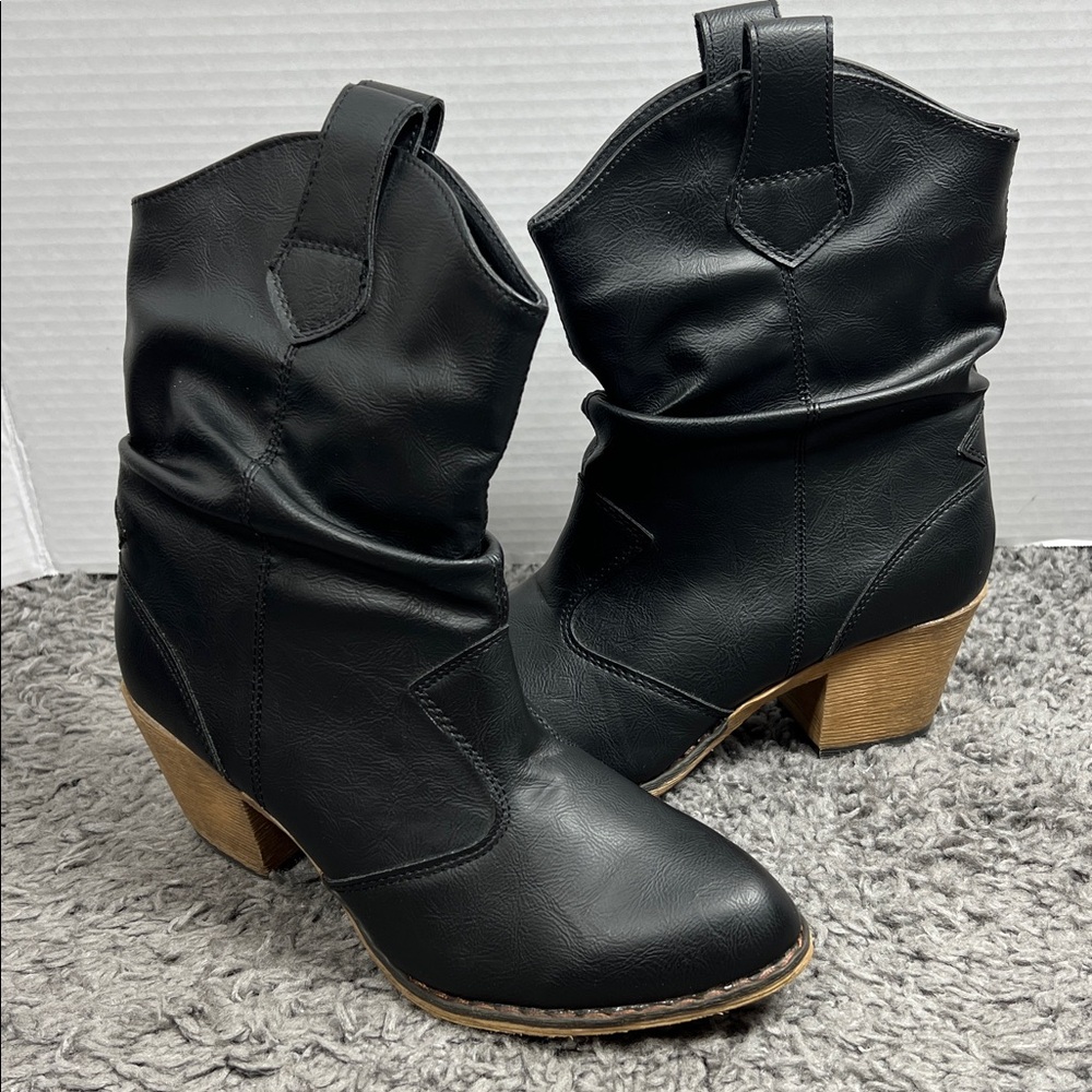 Charles Albert Modern Western Cowgirl Boots Size 7